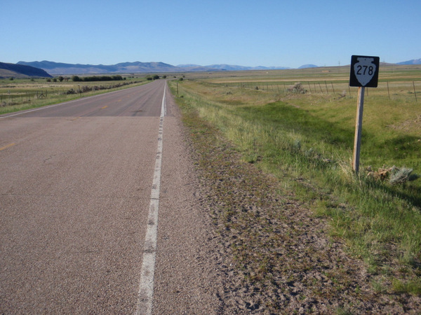 CR-287 for about 8 miles/13 k.